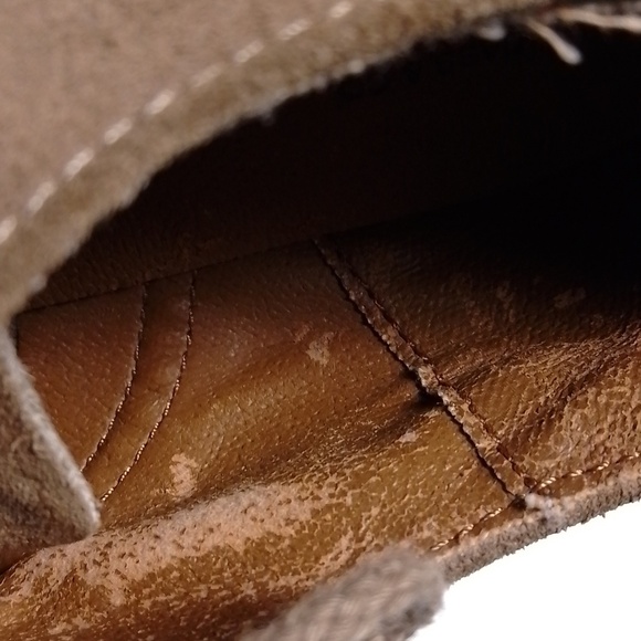 Vintage Bass made in usa suede light brown tan woman shoe. Size 7 - Picture 9 of 9